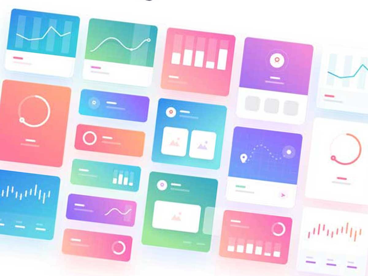 Library背景 人物 设备插画元素设计 .sketch源文件