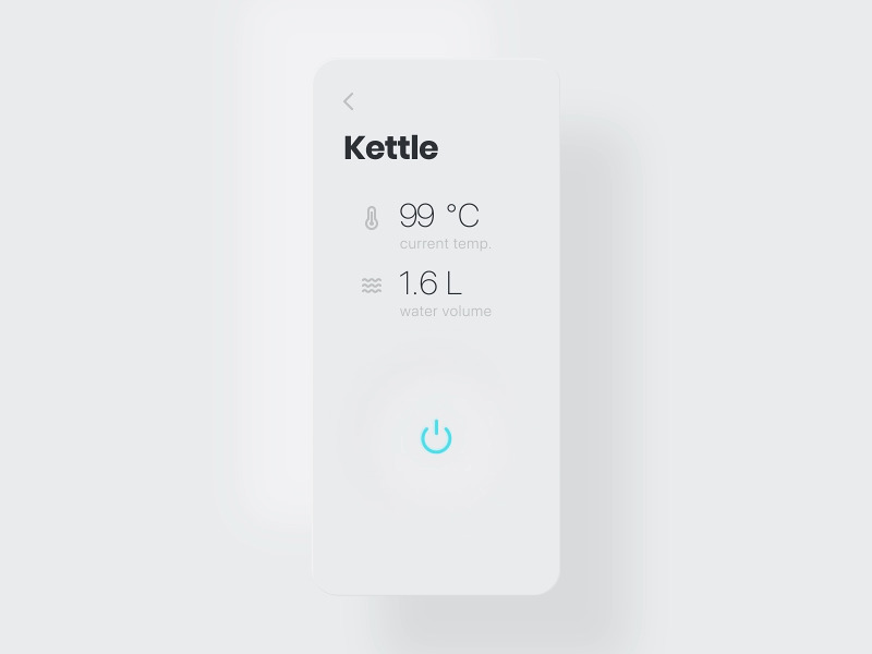 Neumorphic新拟物风格按钮动效 .xd素材