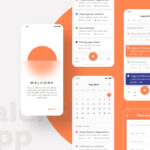 日程、任务管理、日历app ui设计 .sketch素材
