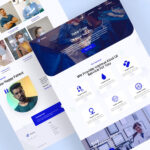 医院医疗类网站首页 .xd素材