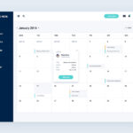 网页日程管理应用界面设计 .psd源文件
