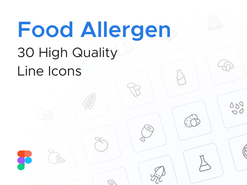 30个美食图标 .fig素材