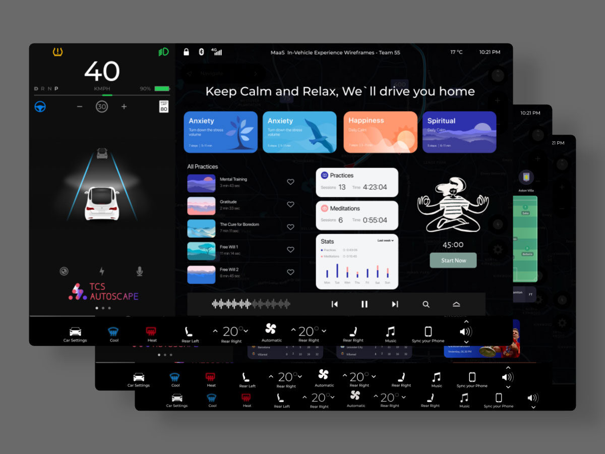 MaaS汽车交互系统app ui设计 .fig素材