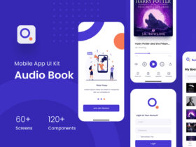 Audio Book 读书\有声读物app ui设计 .fig素材